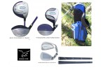 GIRL'S "IMPACT" GRAPHITE EDITION: STARTER SET w400cc 12° DRIVER; LEFT or RIGHT HAND